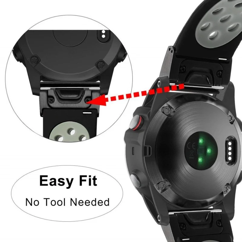 Bequem Universell Garmin Silikon / TPU armband