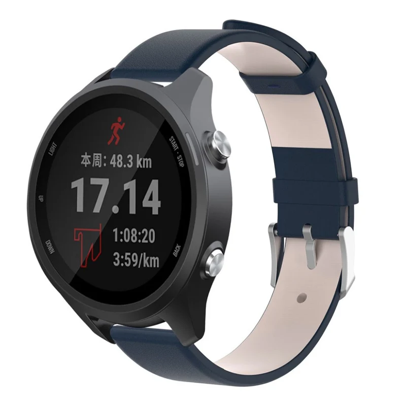 Super cool Garmin Forerunner 245 Echtes Leder armband