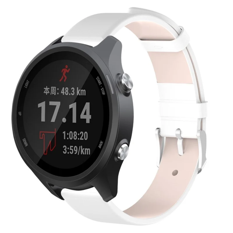 Super cool Garmin Forerunner 245 Echtes Leder armband