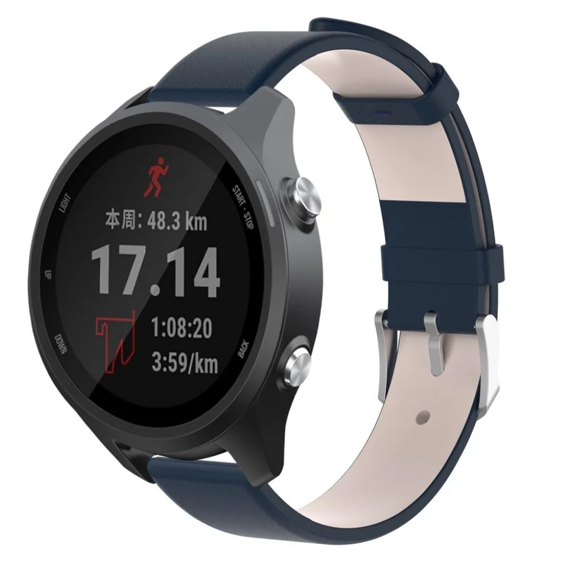 Super cool Garmin Forerunner 245 Echtes Leder armband