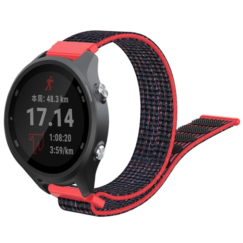 Bequem Garmin Forerunner 245 Textil / Nylon armband