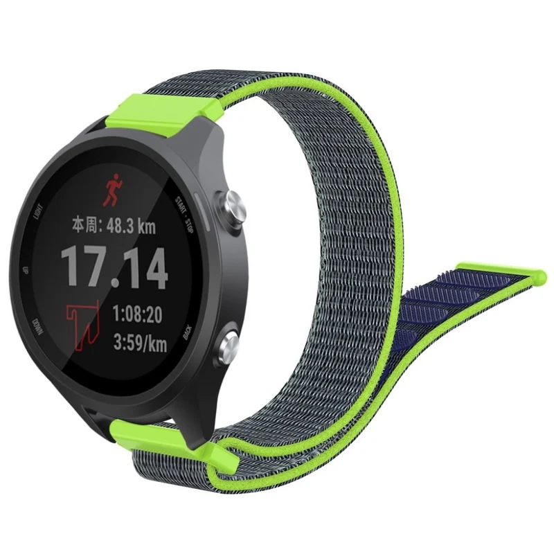Bequem Garmin Forerunner 245 Textil / Nylon armband