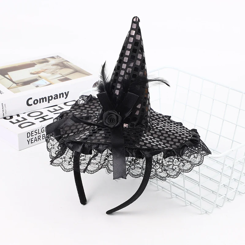 Glitzernde Hexenhut Dekoration