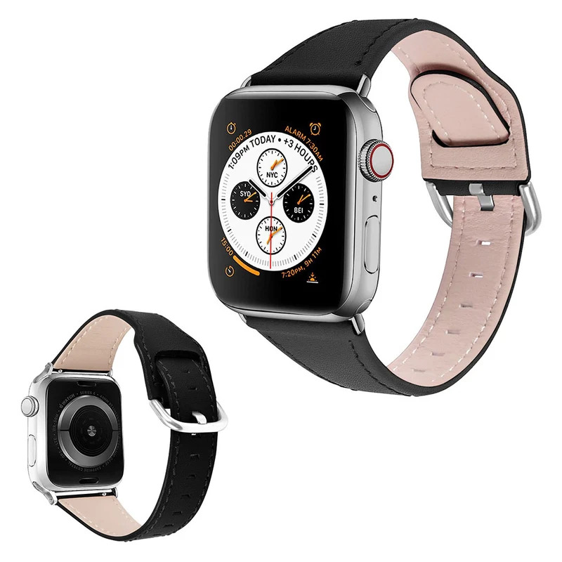 Reizend Universell Apple Echtes Leder armband