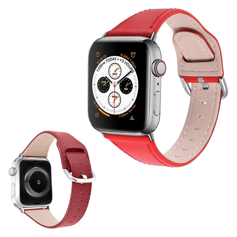 Reizend Universell Apple Echtes Leder armband