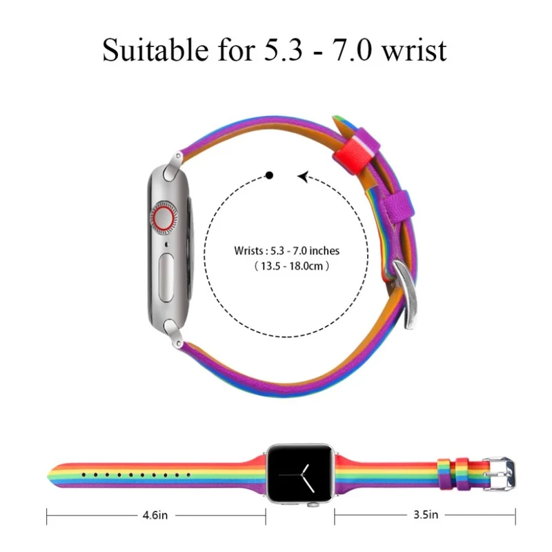 Sehr modisch Universell Apple Echtes Leder armband
