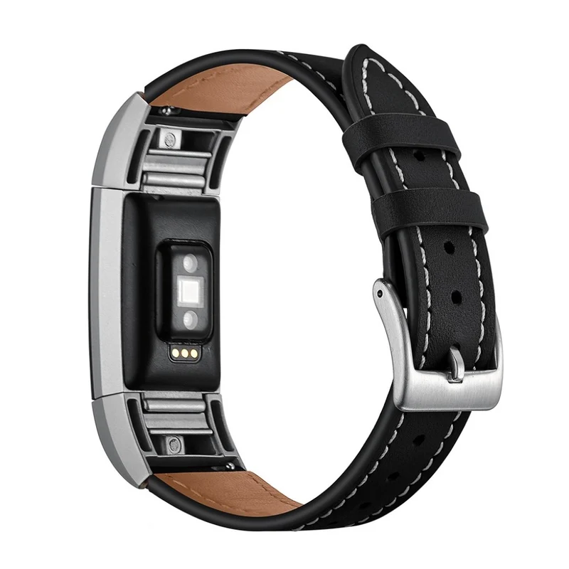 Absolut schön Fitbit Charge 2 Echtes Leder armband