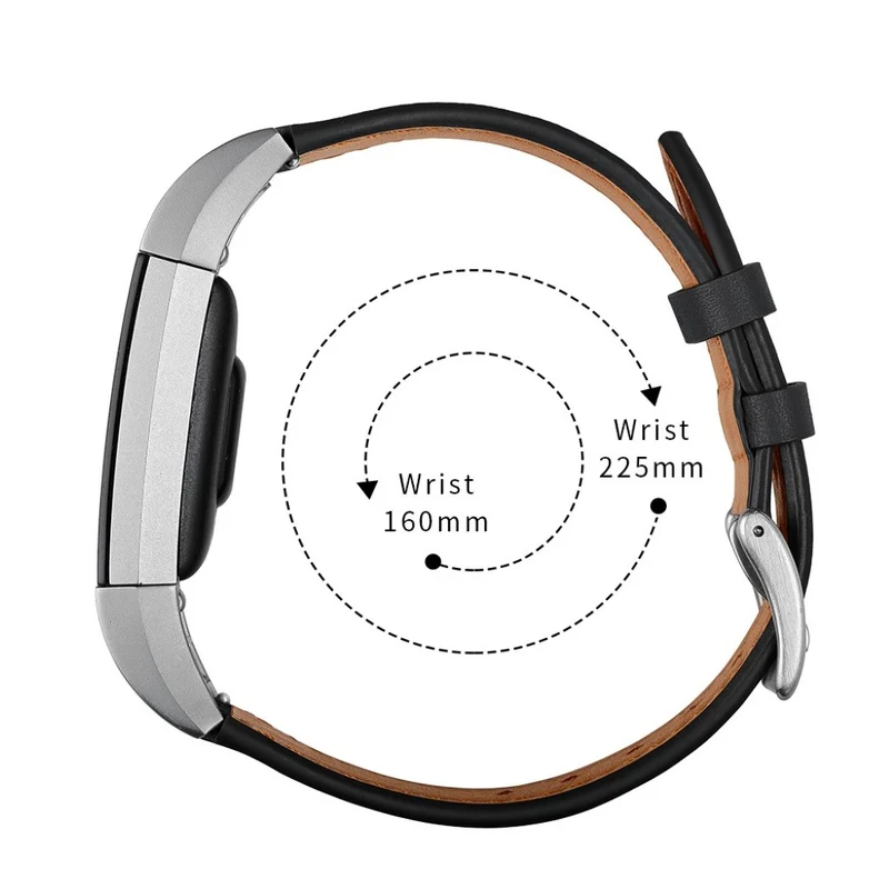 Absolut schön Fitbit Charge 2 Echtes Leder armband