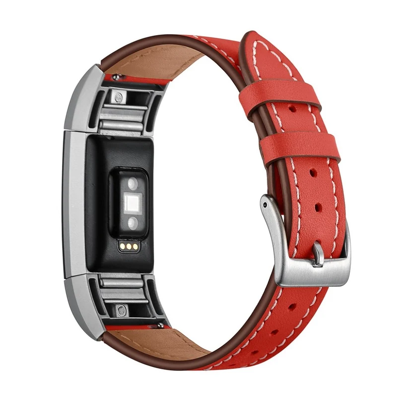 Absolut schön Fitbit Charge 2 Echtes Leder armband