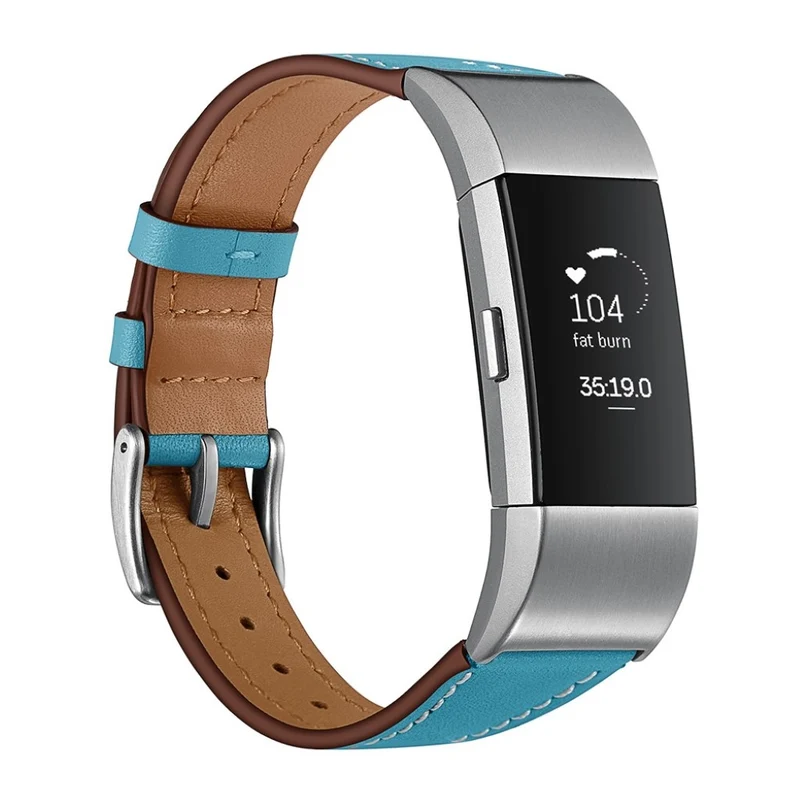 Absolut schön Fitbit Charge 2 Echtes Leder armband