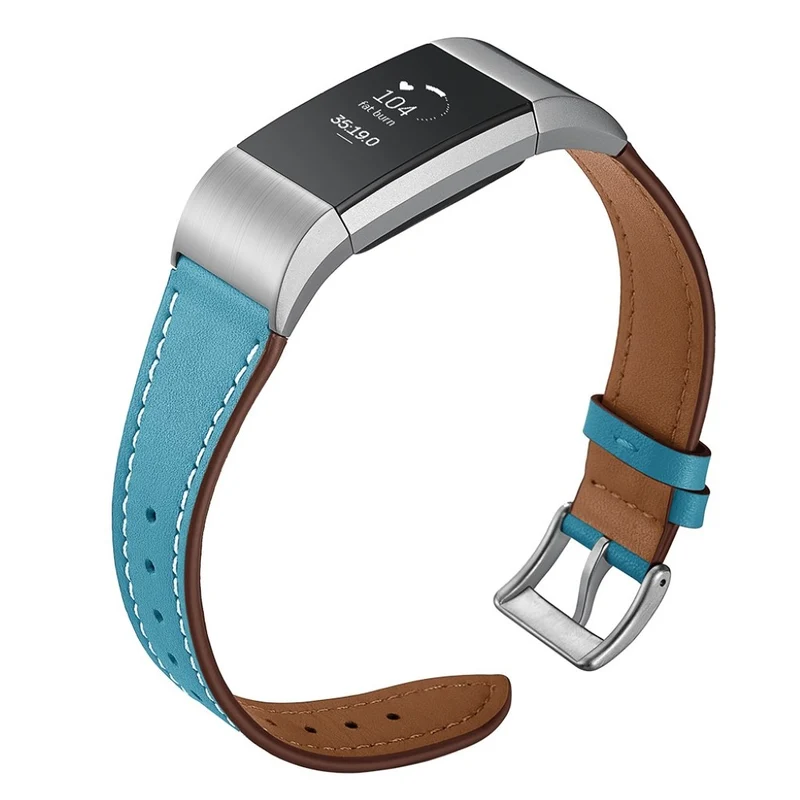 Absolut schön Fitbit Charge 2 Echtes Leder armband