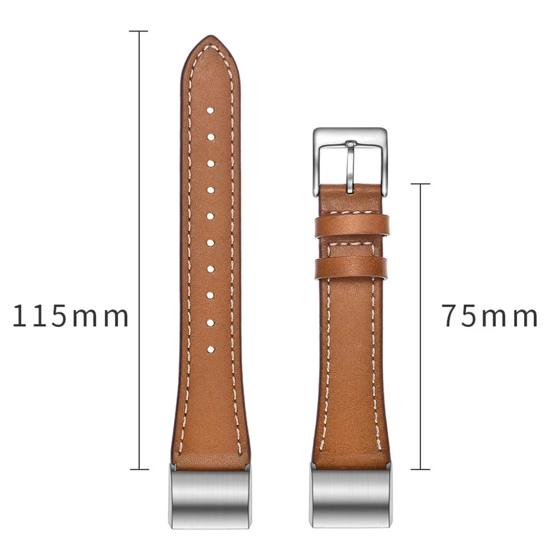 Absolut schön Fitbit Charge 2 Echtes Leder armband