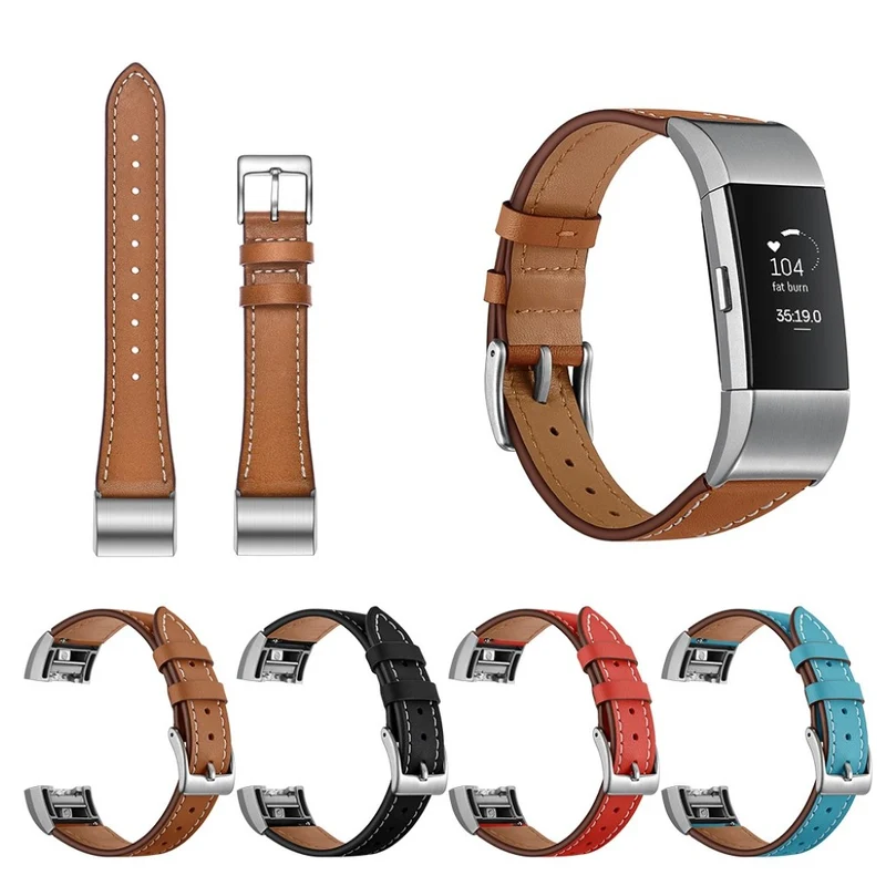 Absolut schön Fitbit Charge 2 Echtes Leder armband