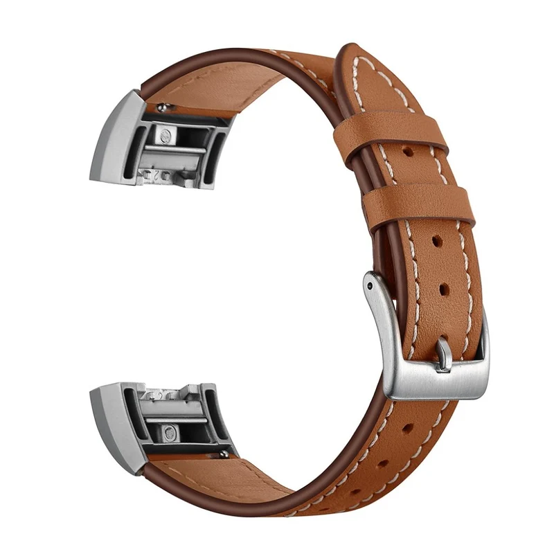 Absolut schön Fitbit Charge 2 Echtes Leder armband