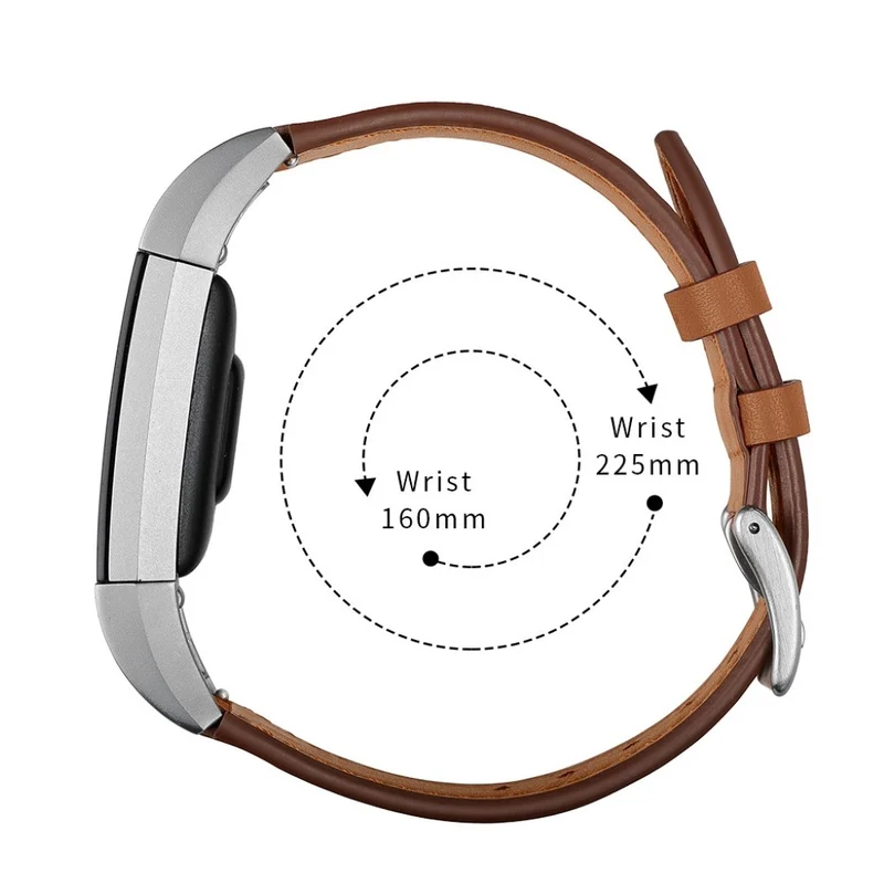 Absolut schön Fitbit Charge 2 Echtes Leder armband