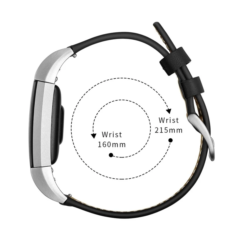 Sehr schön Fitbit Charge 2 Echtes Leder armband