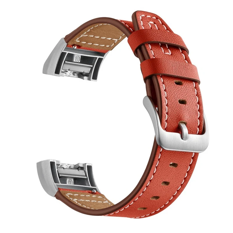 Sehr schön Fitbit Charge 2 Echtes Leder armband