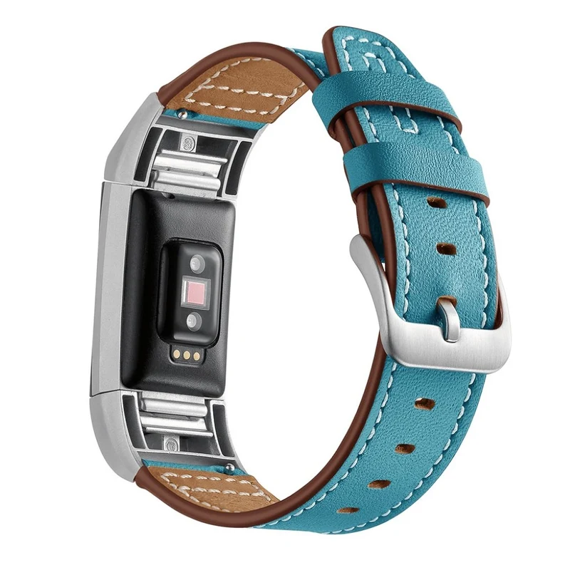 Sehr schön Fitbit Charge 2 Echtes Leder armband