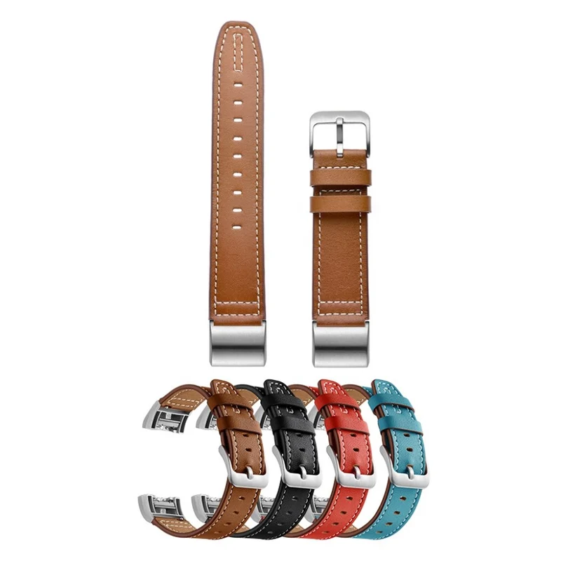 Sehr schön Fitbit Charge 2 Echtes Leder armband