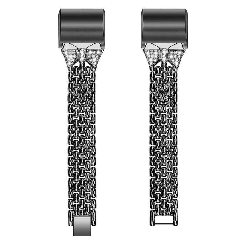 Sehr robust Fitbit Charge 2 Metall und Strass armband