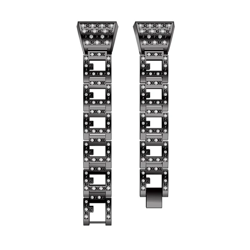 Super stylisch Fitbit Charge 2 Metall und Strass armband