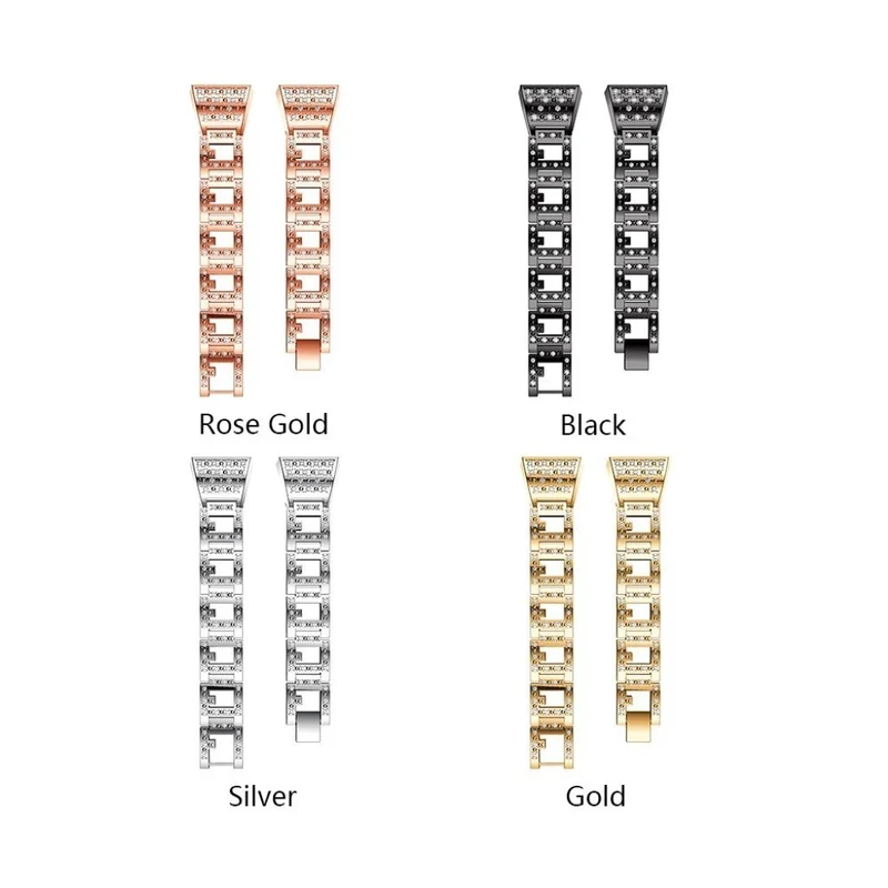 Super stylisch Fitbit Charge 2 Metall und Strass armband