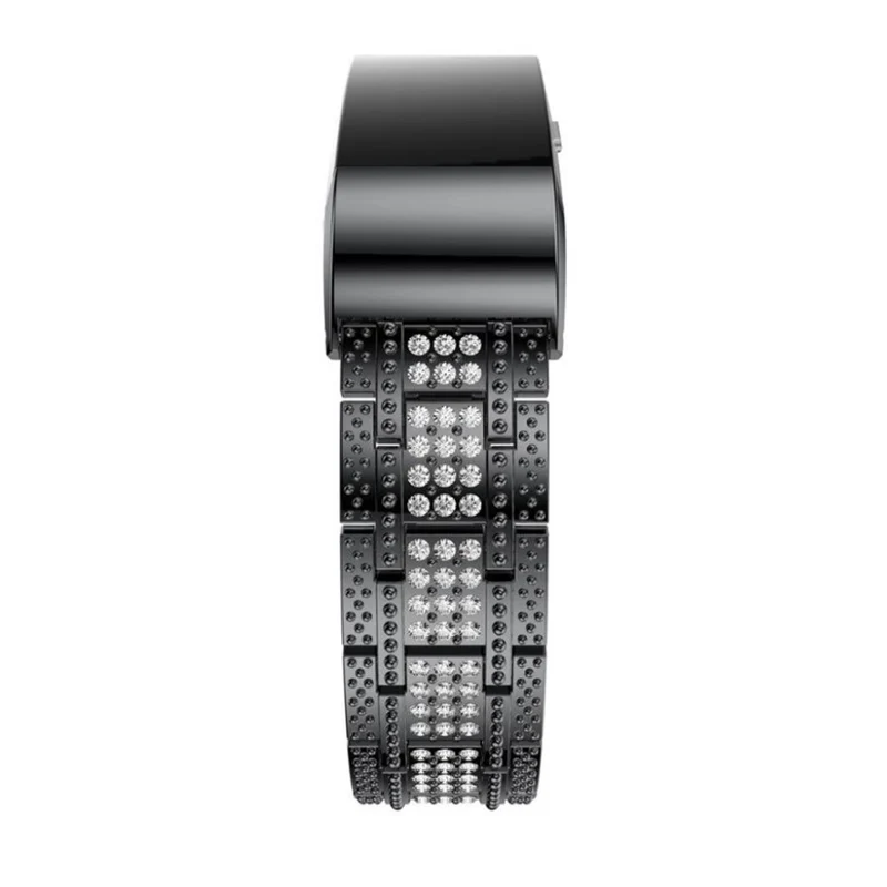 Klassisch Fitbit Charge 2 Metall und Strass armband