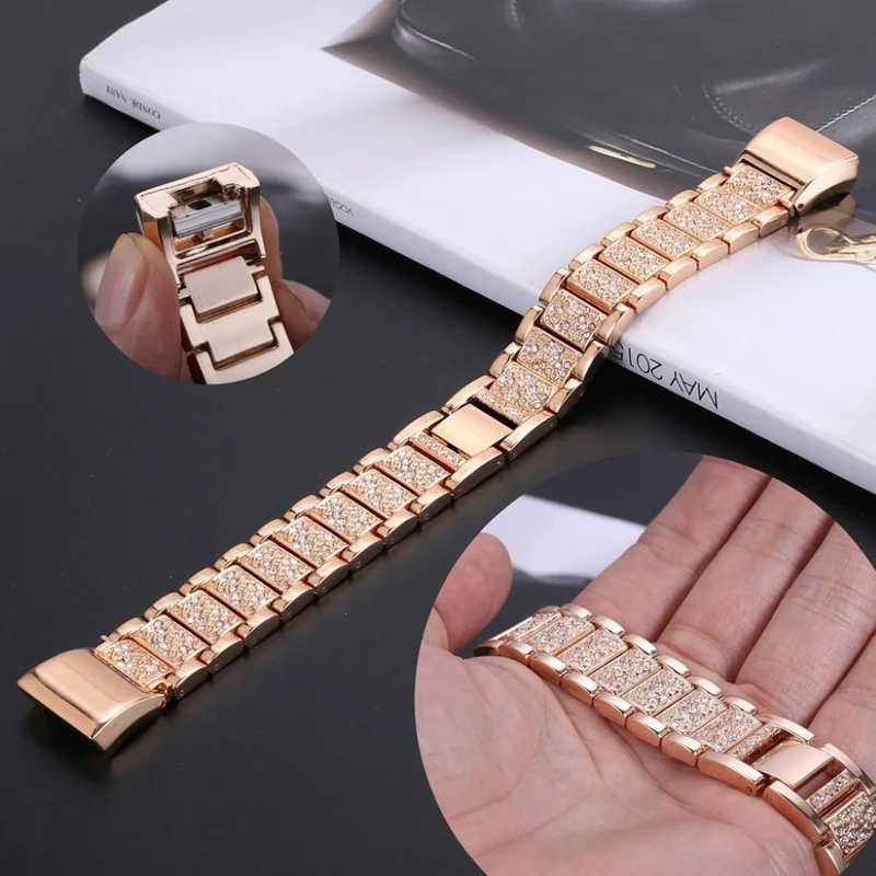 Bemerkenswert elegant Fitbit Charge 2 Metall armband