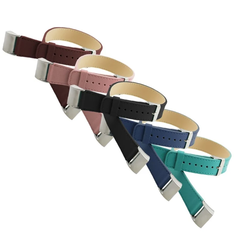 Auffallend angenehm Fitbit Charge 2 Echtes Leder armband