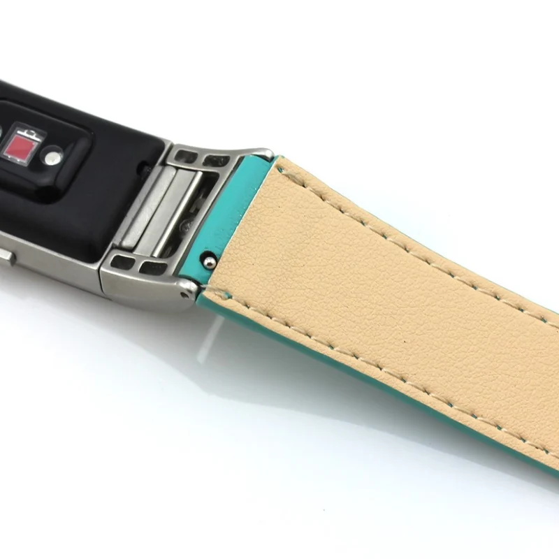 Auffallend angenehm Fitbit Charge 2 Echtes Leder armband