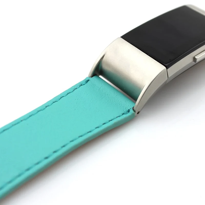 Auffallend angenehm Fitbit Charge 2 Echtes Leder armband