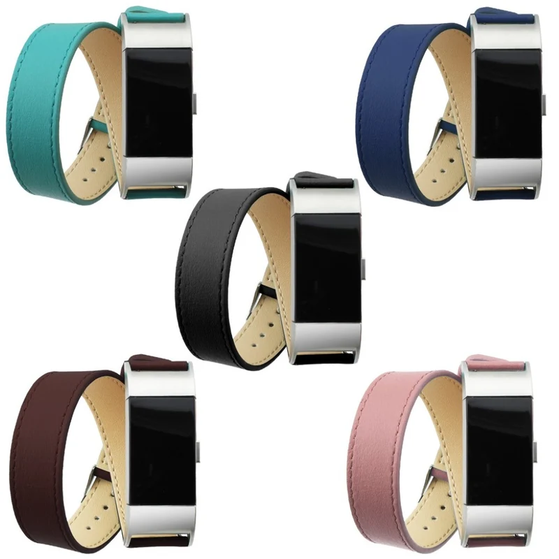 Auffallend angenehm Fitbit Charge 2 Echtes Leder armband