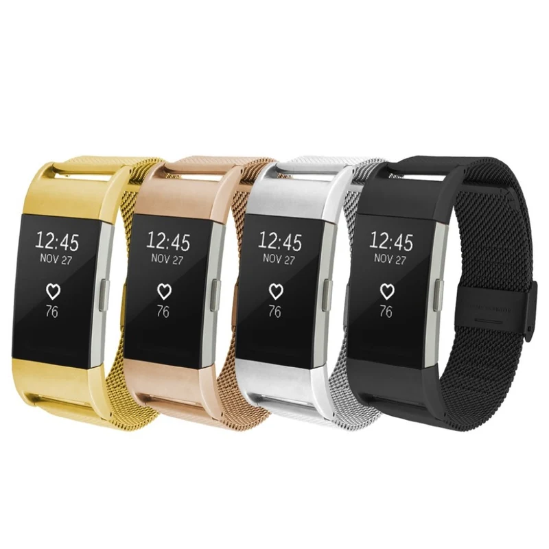 Bemerkenswert ordentlich Fitbit Charge 2 Metall armband