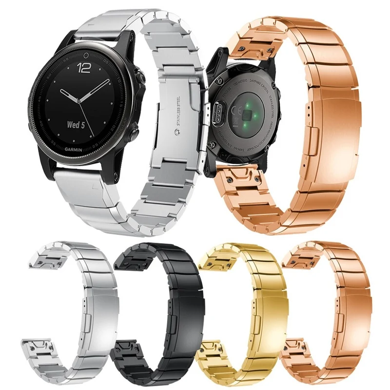 Sehr modisch Garmin Fenix 5S Metall armband