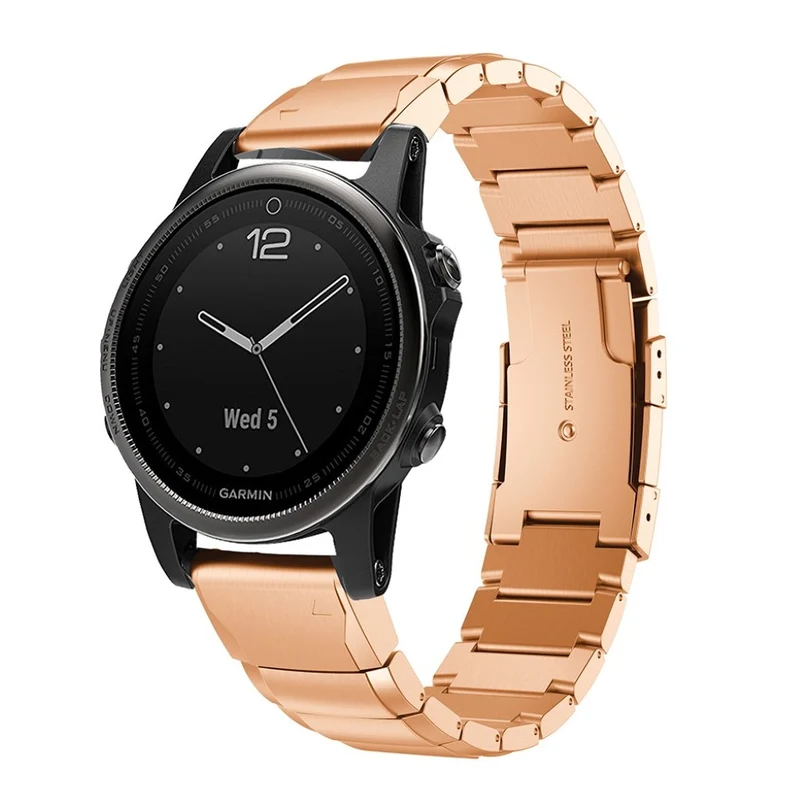 Sehr modisch Garmin Fenix 5S Metall armband