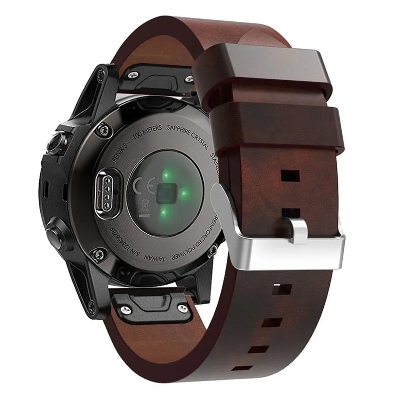 Super stylisch Garmin Fenix 5 Kunstleder armband