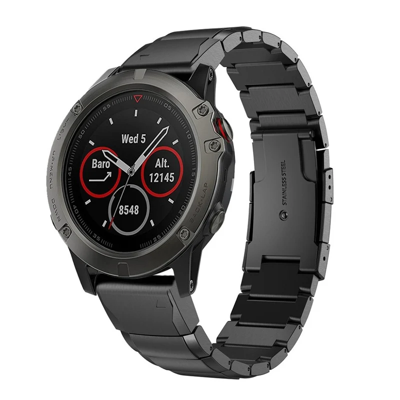 Süß Garmin Fenix 5X / Garmin Tactix Charlie Metall armband