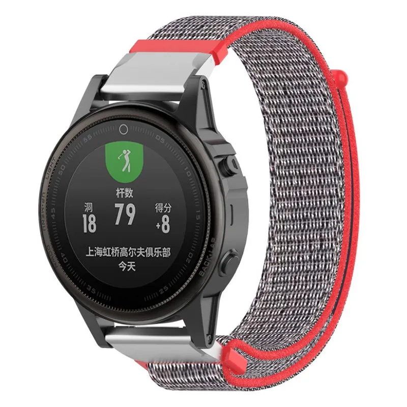 Zeitlos Garmin Fenix 5S Textil / Nylon armband