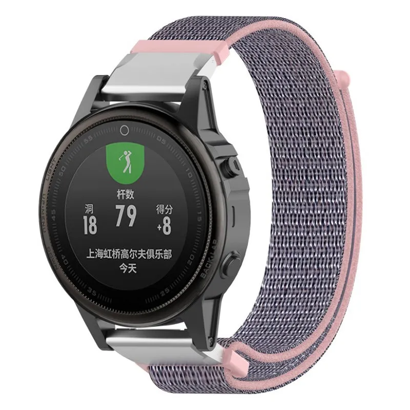 Zeitlos Garmin Fenix 5S Textil / Nylon armband