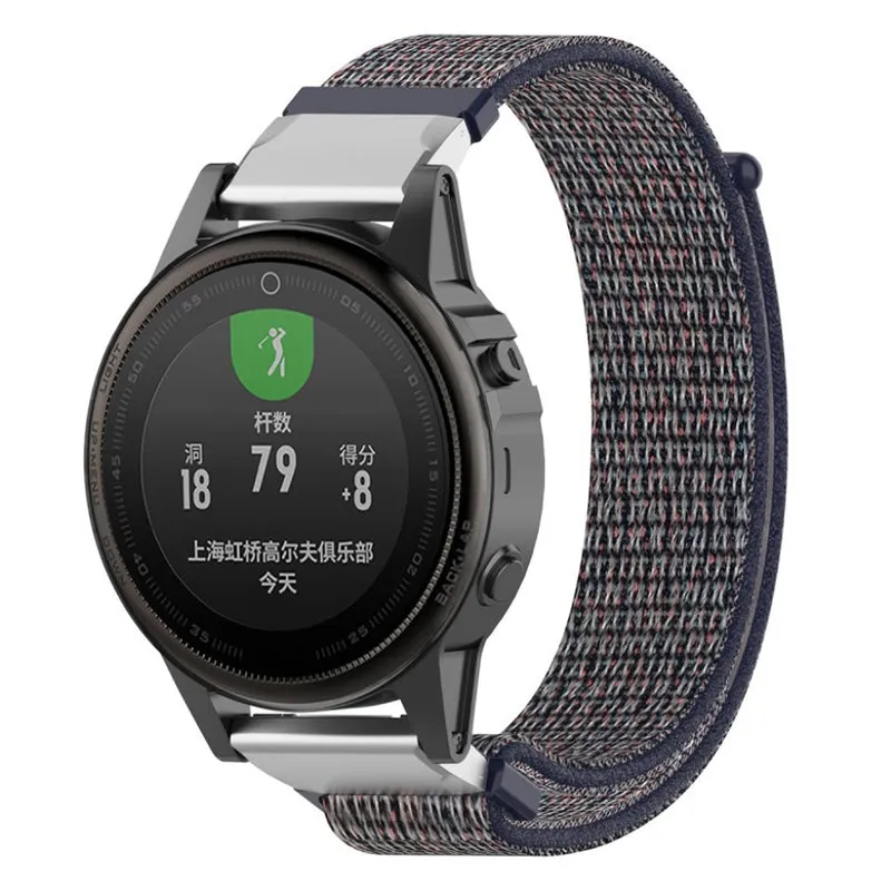 Zeitlos Garmin Fenix 5S Textil / Nylon armband