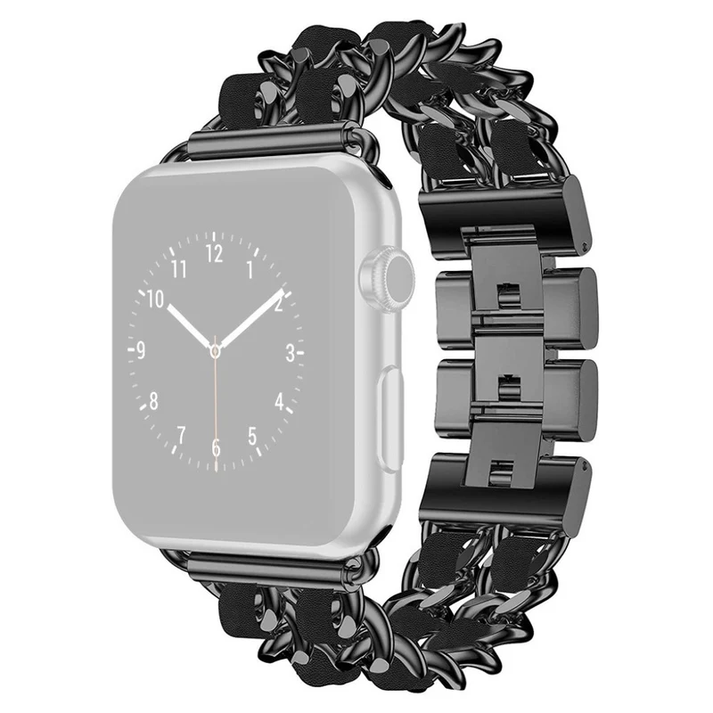 Super schön Universell Apple Metall und Kunstleder armband