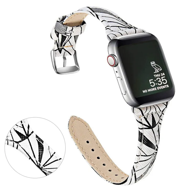 Absolut stark Universell Apple Echtes Leder armband
