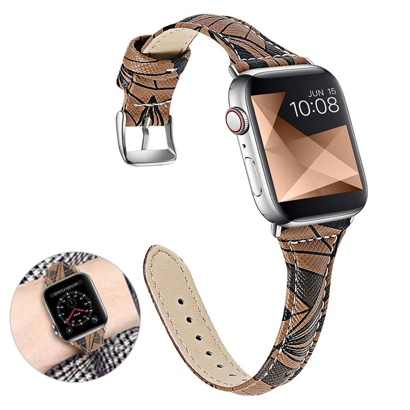 Absolut stark Universell Apple Echtes Leder armband