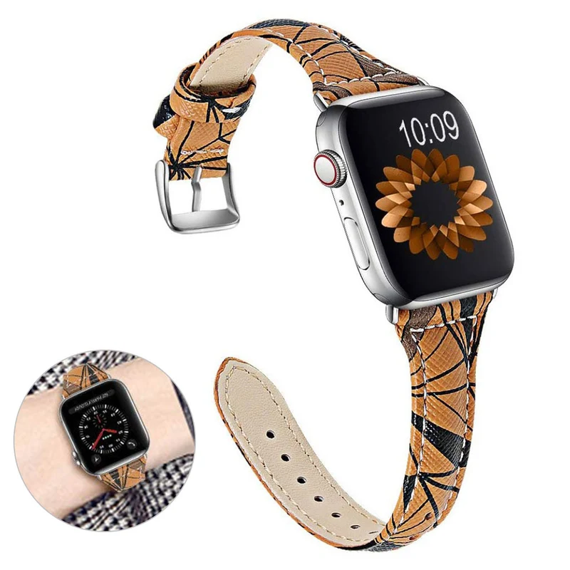 Absolut stark Universell Apple Echtes Leder armband