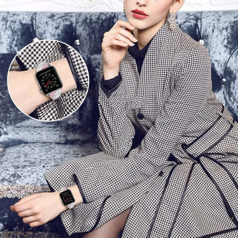 Absolut stark Universell Apple Echtes Leder armband
