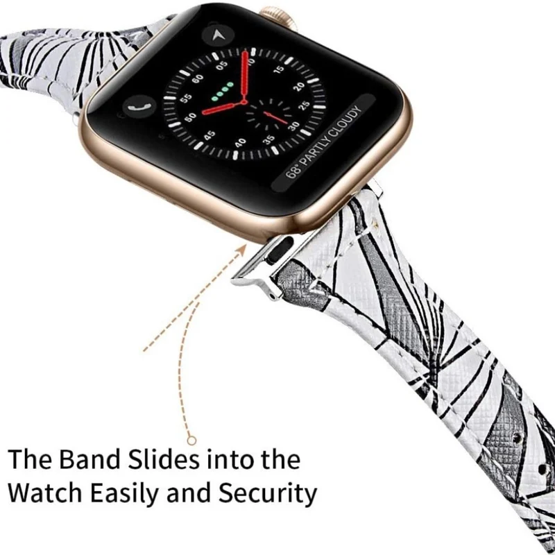 Absolut stark Universell Apple Echtes Leder armband