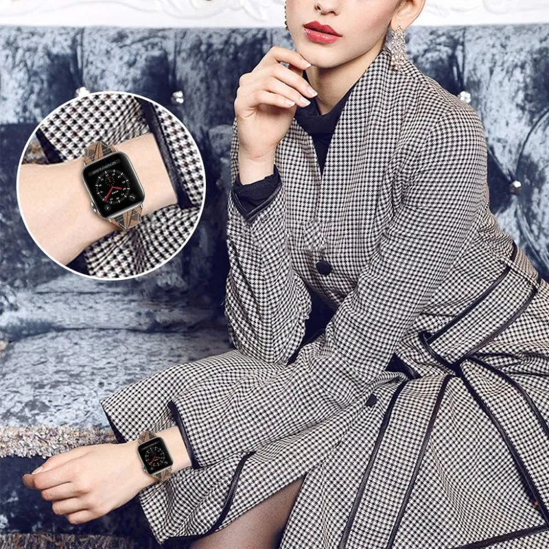 Absolut stark Universell Apple Echtes Leder armband