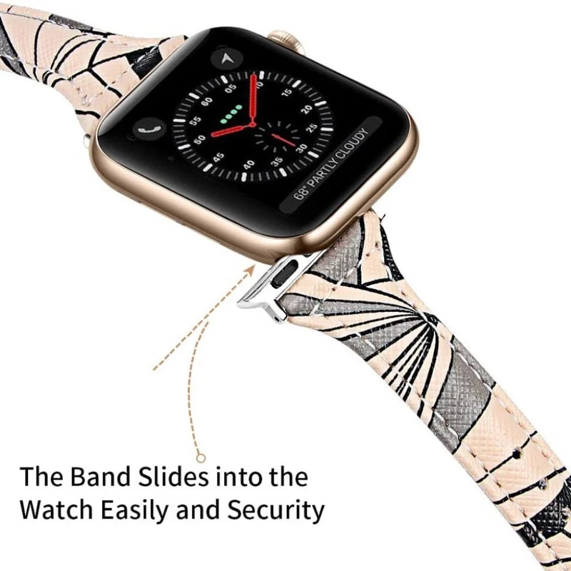 Absolut stark Universell Apple Echtes Leder armband