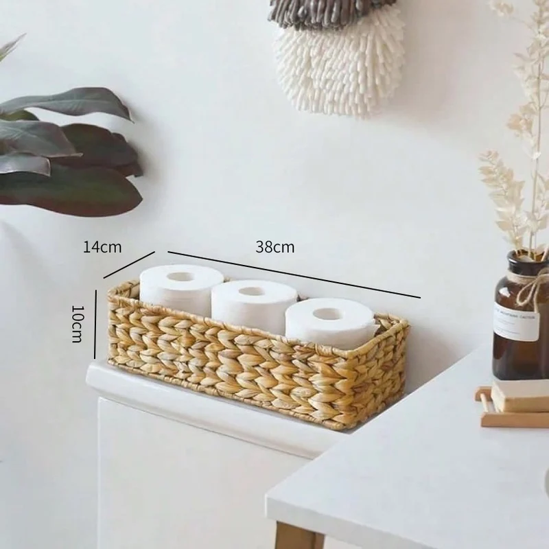 Geflochtener Badezimmer-Aufbewahrungskorb Karnz