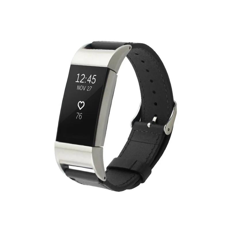 Elegant Fitbit Charge 2 Echtes Leder armband